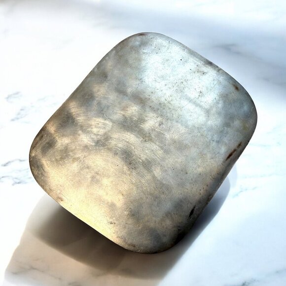 Vintage Chinese Porcelain & Metal 6.5” X 5.5” X 2" Box PHOENIX Bird Floral Motif - Picture 5 of 11